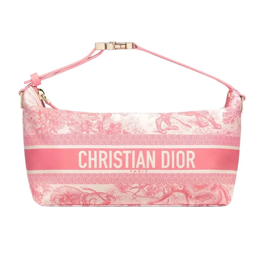Túi Xách Tay Nữ Dior Nomad Pouch In Pink Handle Bag M